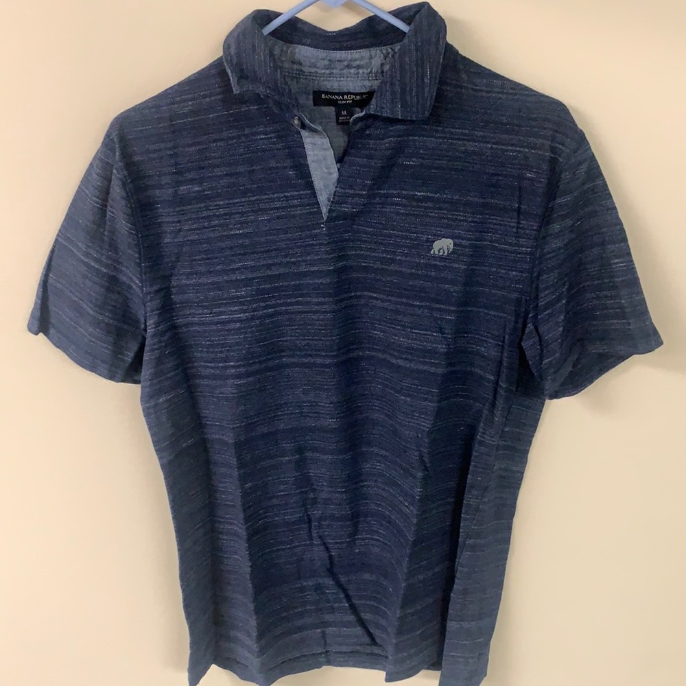 Banana republic men’s polo slim fit shortsleeved